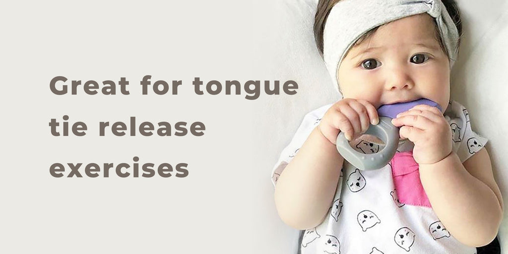 Great for tongue tie release exercises