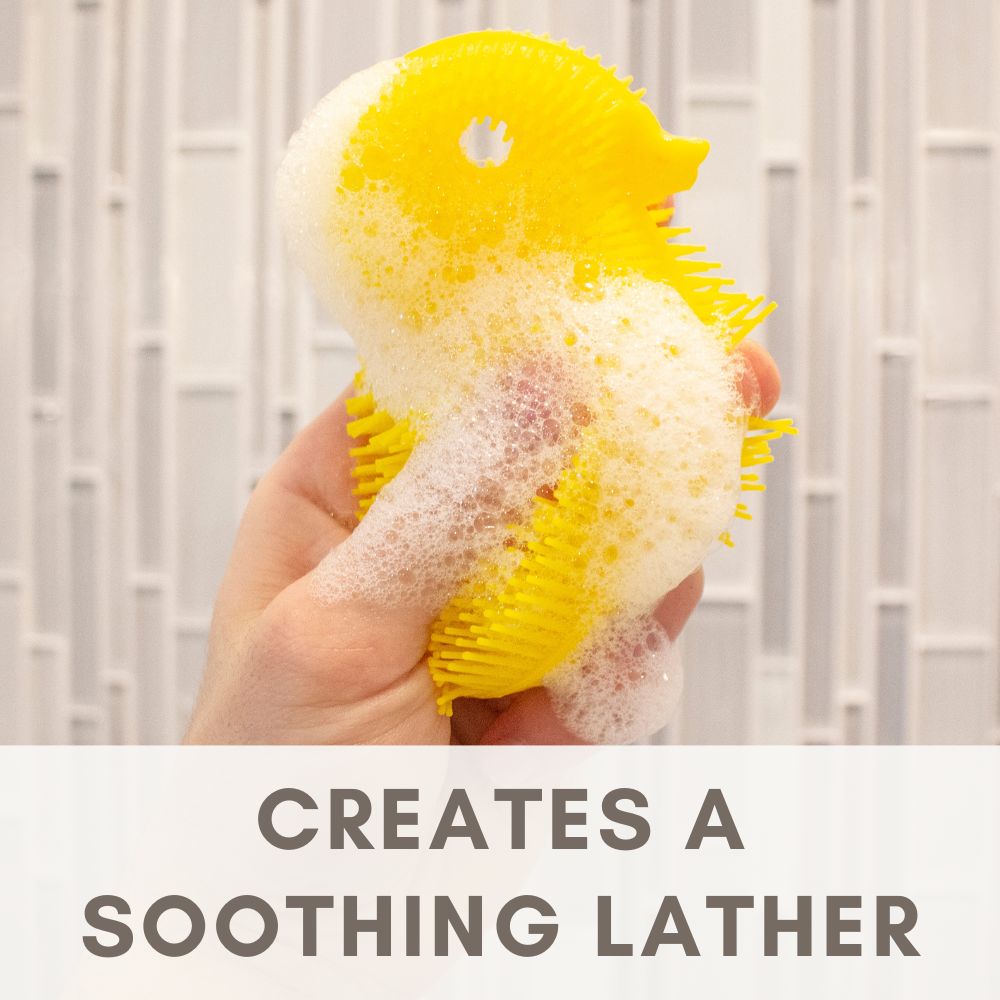 Creates a soothing lather