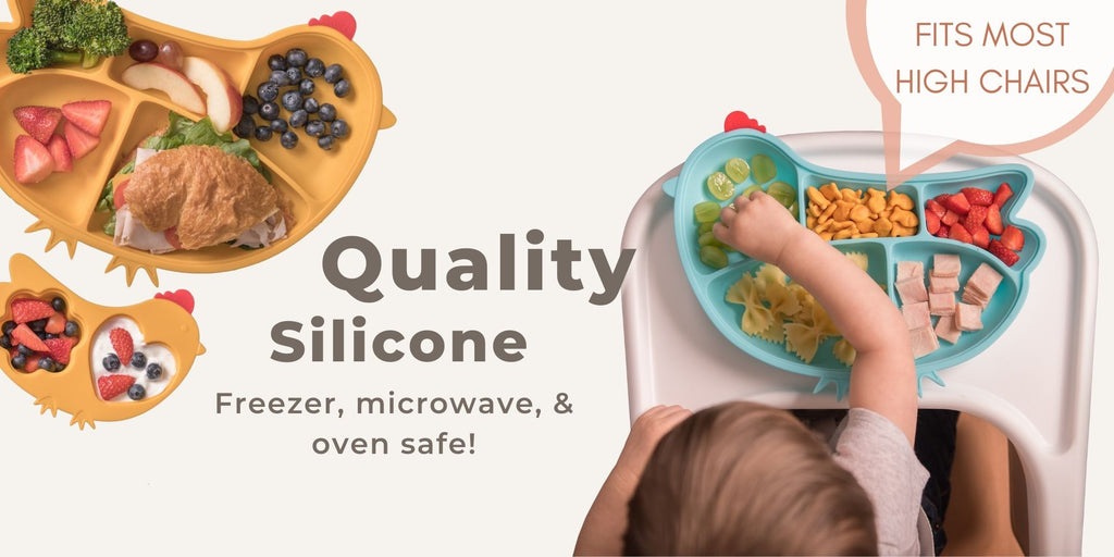 Quality Silicone - Freezer, microwave and oven safe