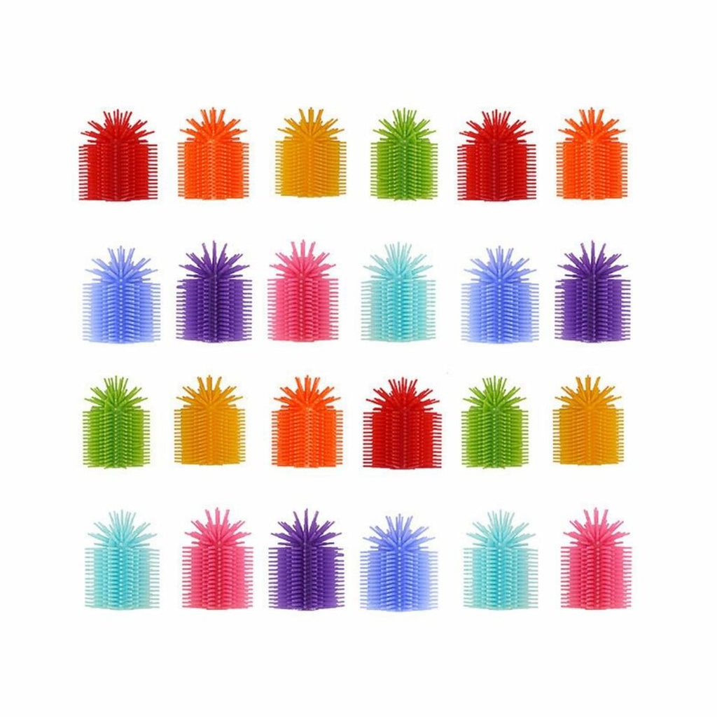 Spike Silicone Fidget Tactile Pencil TOPPER / Party Pack 24 Assorted Colors