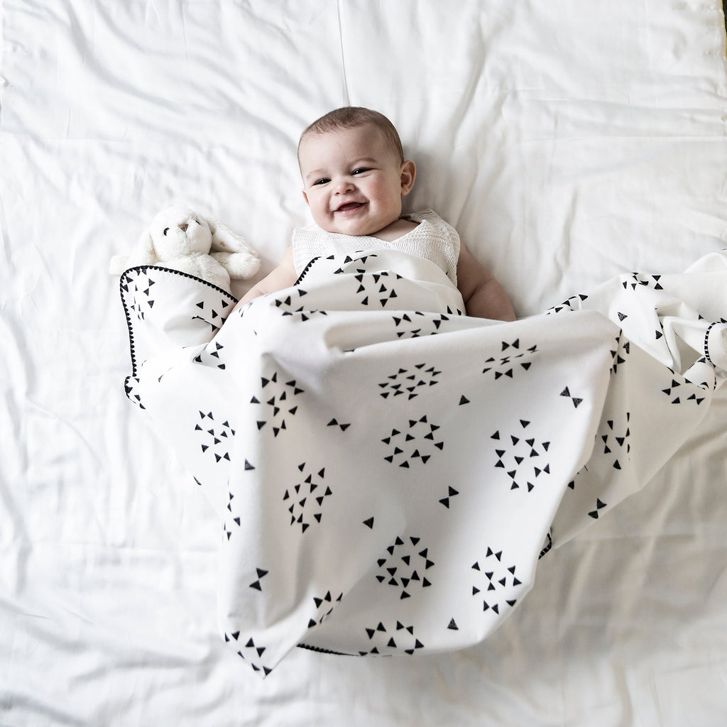 Dono & Dono  Cotton Flannel Baby Blanket - Mariposa