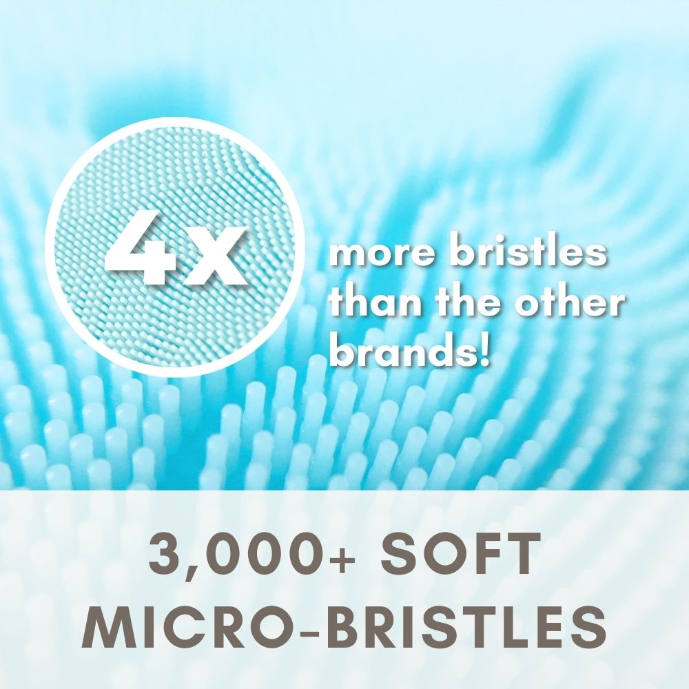 3000+ soft micro-bristles