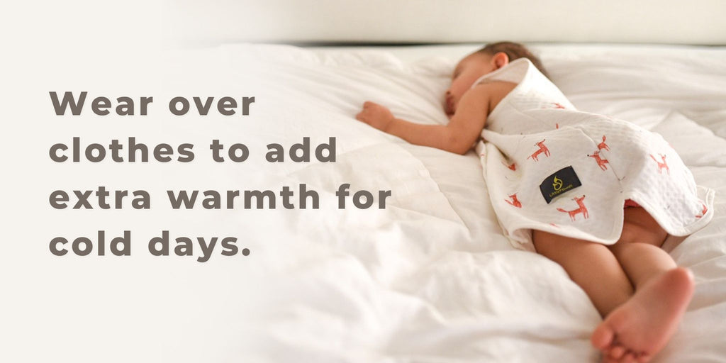 Wear over clothes to add extra warmth for cold days