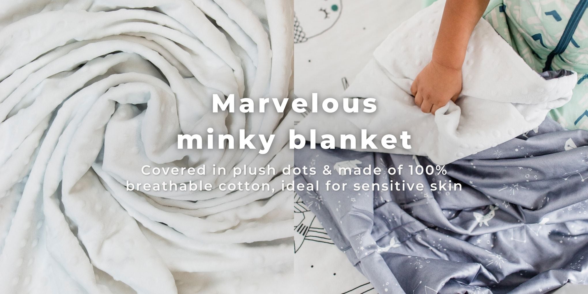 Cotton and minky blanket best sale