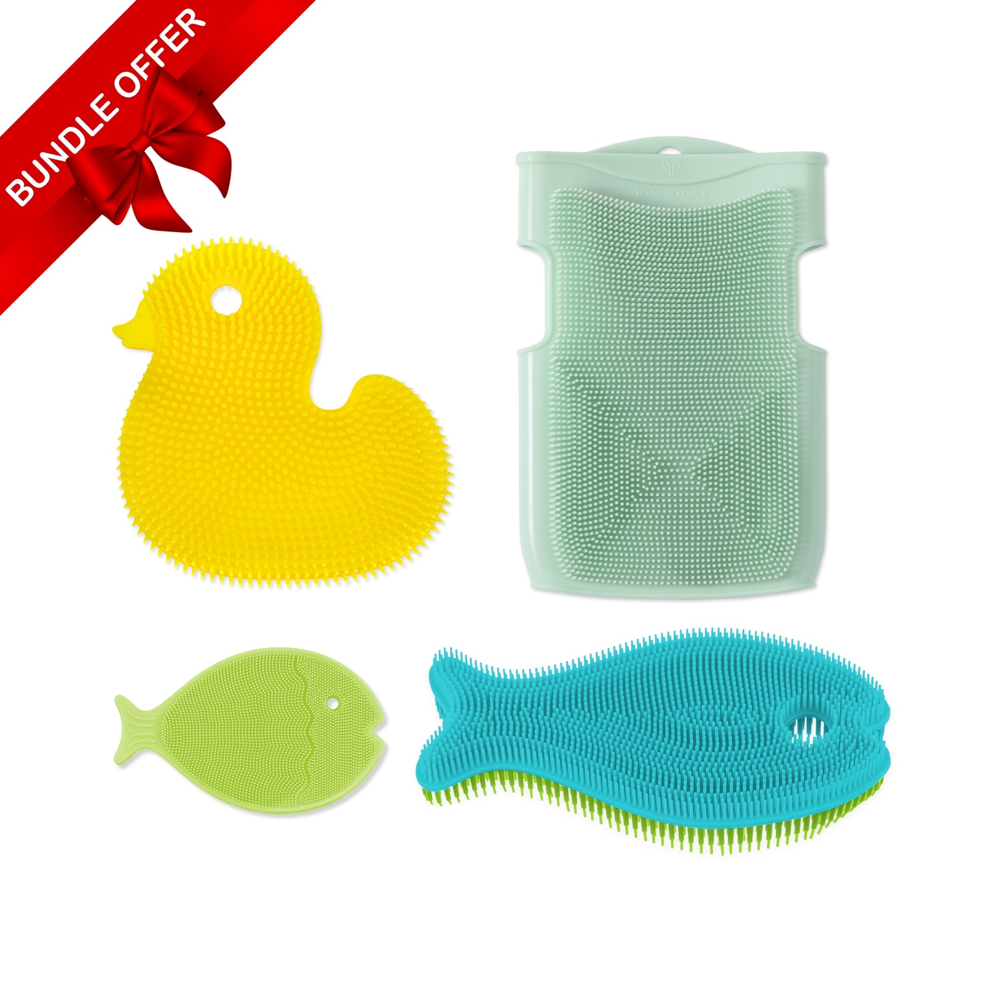 Bathtime Fun Bundle (3 options - Pink, Blue, or Green) - innobaby