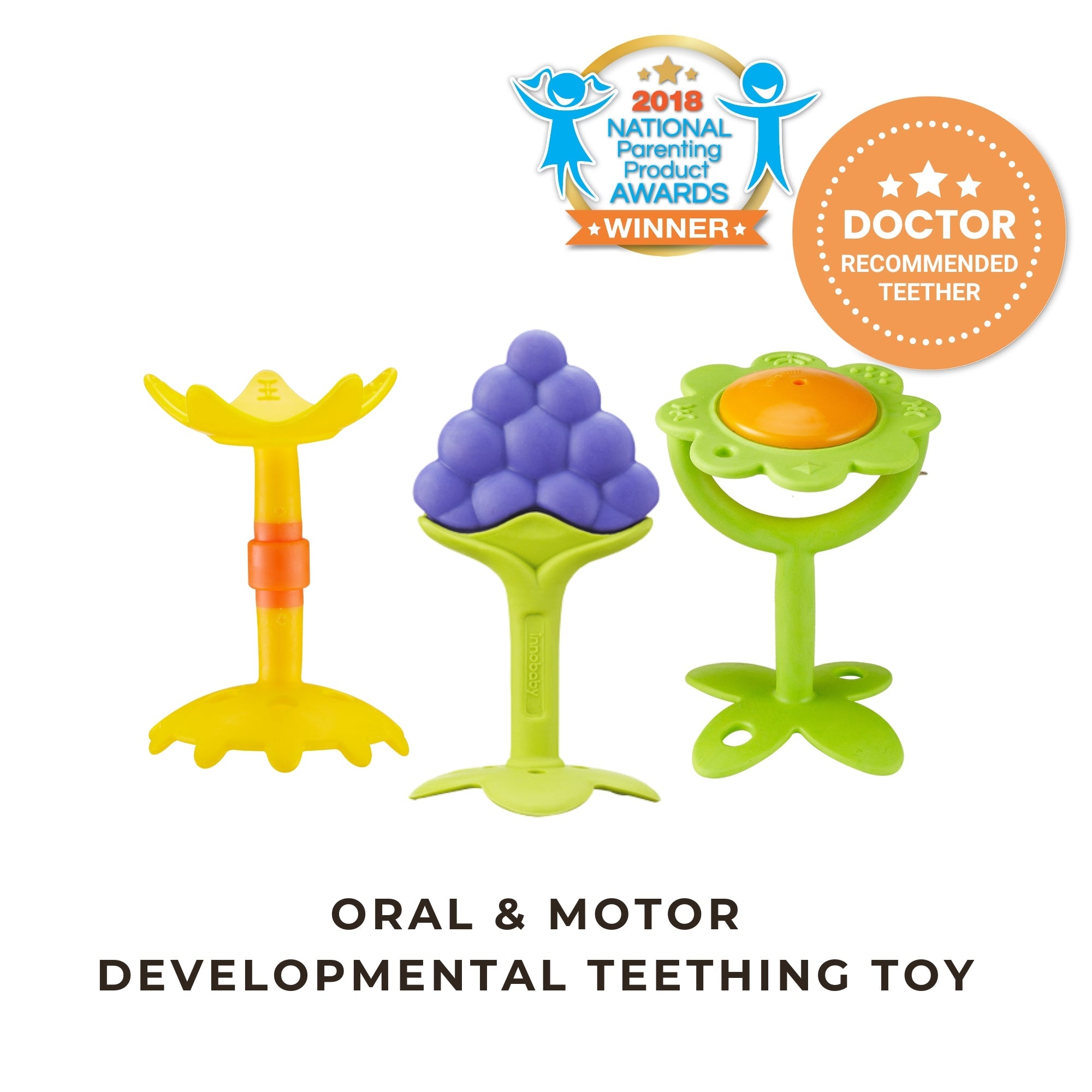 Oral Motor Developmental Teether Sampler innobaby