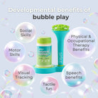 Innobaby Spike Bubble Blower with Mess Free Botanical Bubbles and Dipping Tray - innobaby