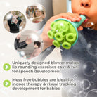 Innobaby Spike Bubble Blower with Mess Free Botanical Bubbles and Dipping Tray - innobaby