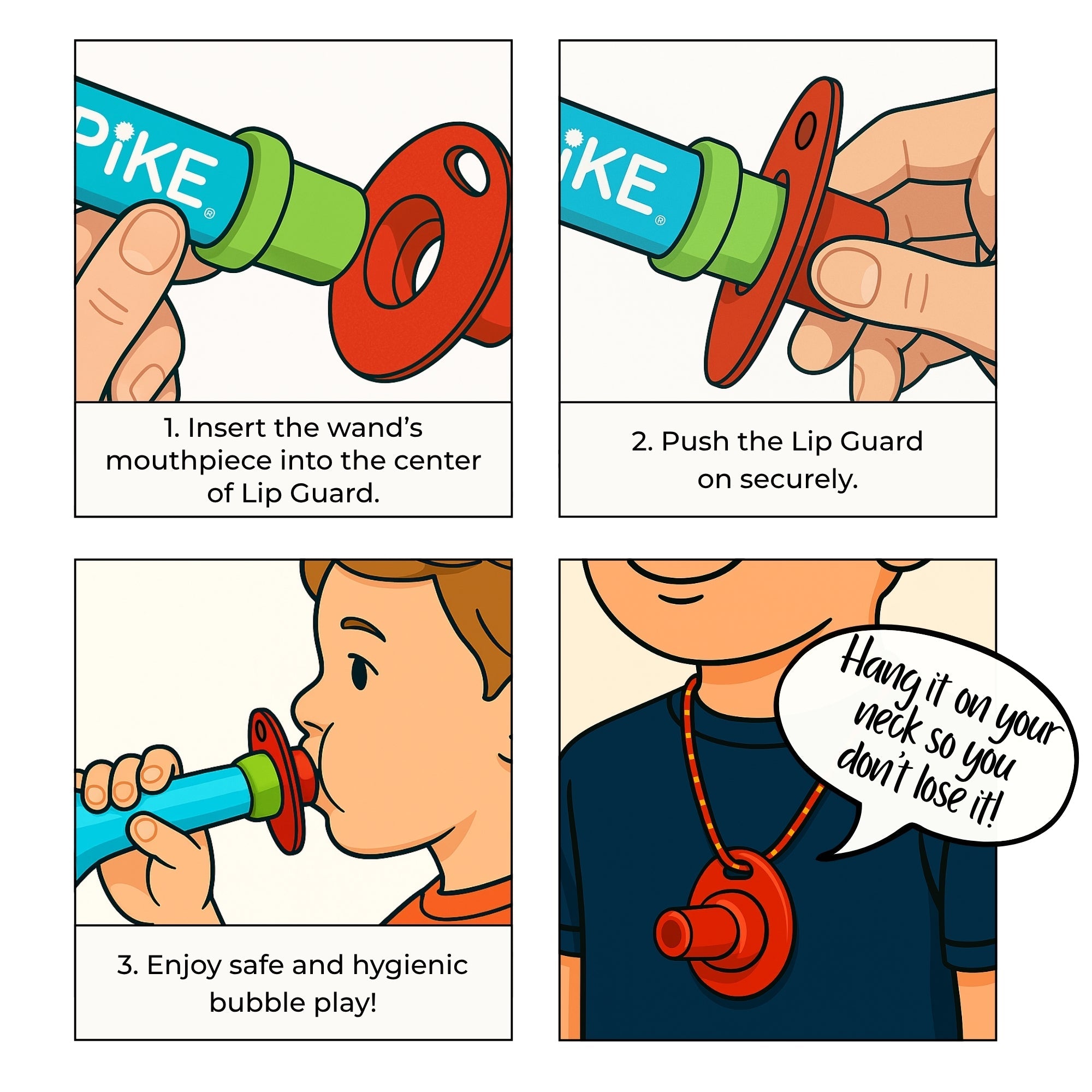 Lip Guard for Bubble Wand / 2 Pack - innobaby