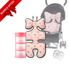 On - the - Go Baby Essentials Bundle – Stackable Snack Container & Breathable Stroller Seat Liner - innobaby