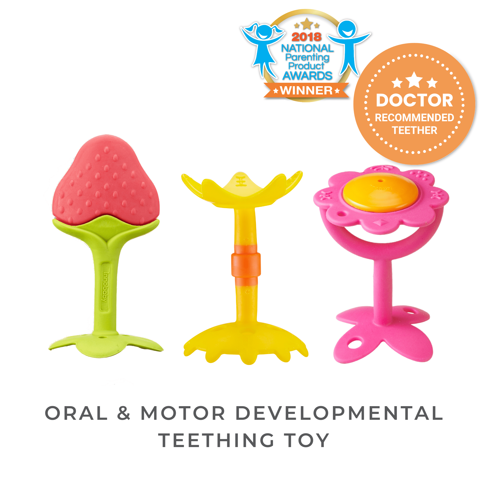 Oral & Motor Developmental Set by Dr. Gigi (Pink Theme) - innobaby