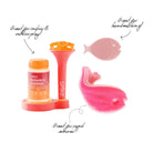 Sensory Summer Beach Play Set – Bubble Play Set & Silicone Fish Scrubs Bundle - innobaby