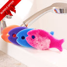 Silicone Fish Bath Scrub 4 - Pack - innobaby
