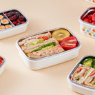 Stainless Divided Snackbox & Lunchbox Set - innobaby