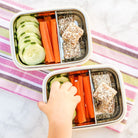 Stainless Divided Snackbox & Lunchbox Set - innobaby