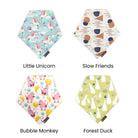 Teething Bib Bundle (3 Options - Plush Fleece, Cotton, or Mixed Set) - innobaby