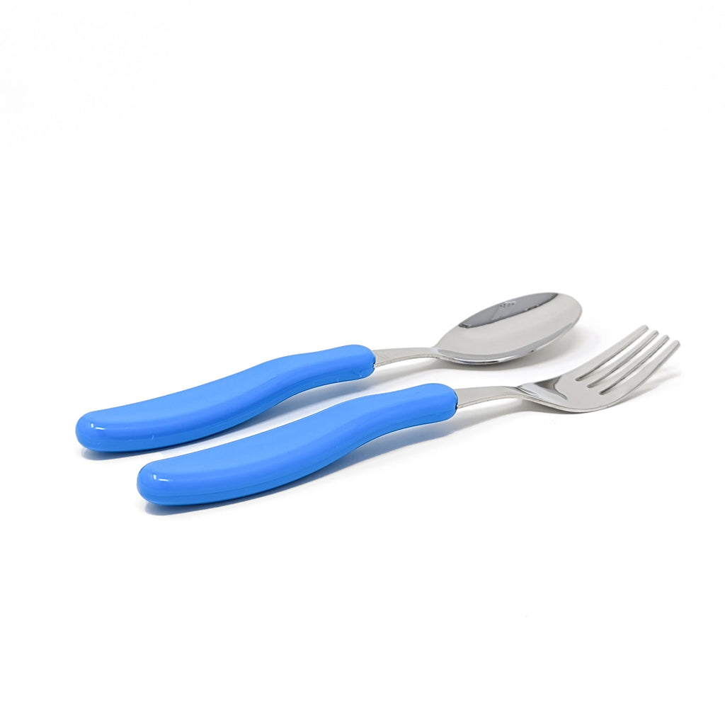 Din Din SMART EZ Grip Spoon & Fork Set (case included) - innobaby