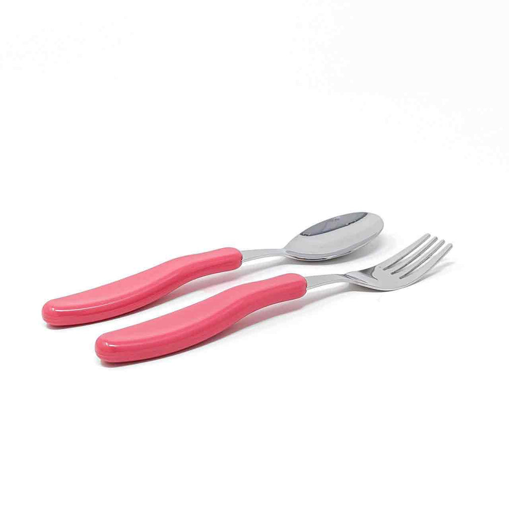 Din Din SMART EZ Grip Spoon & Fork Set (case included) - innobaby