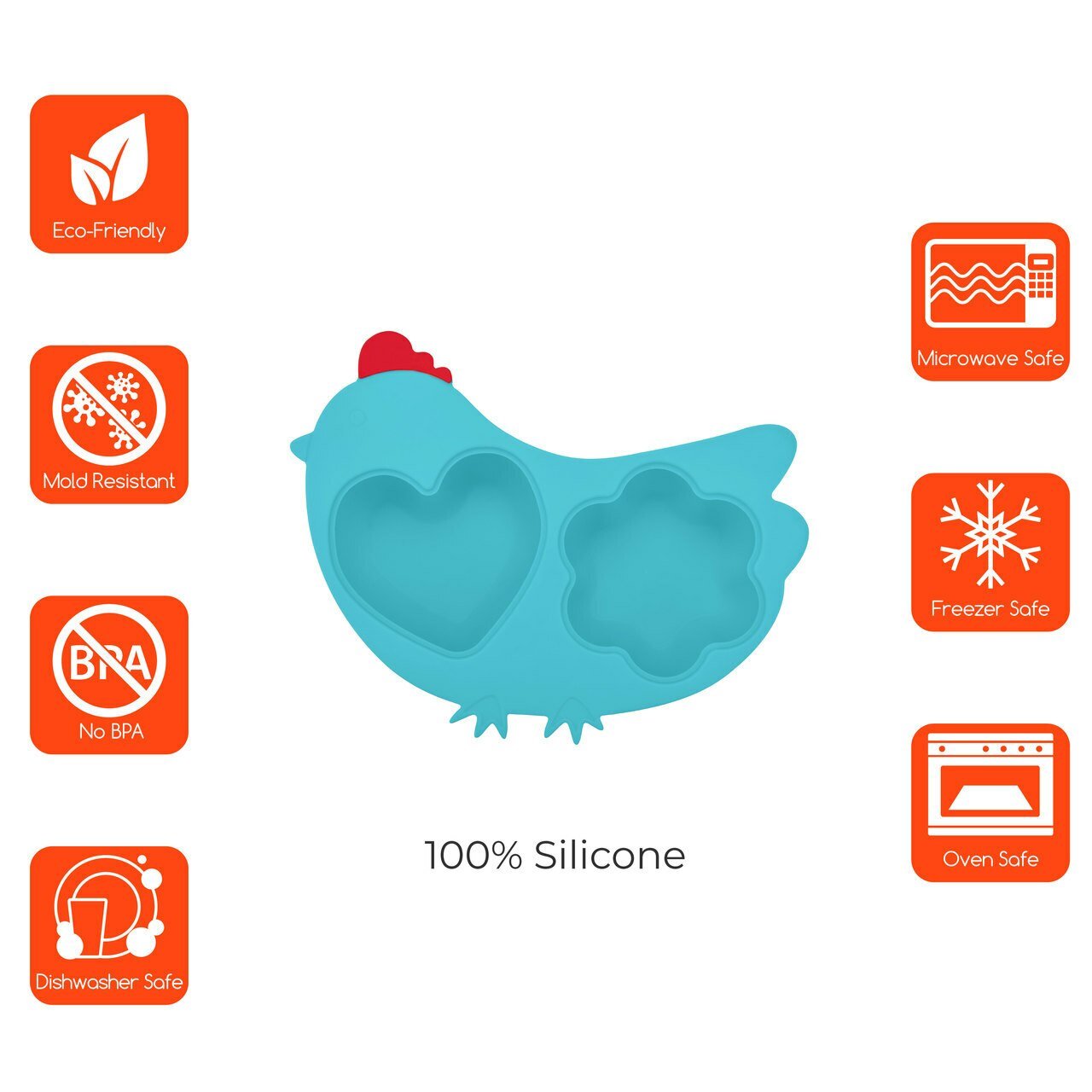 Silicone Chicken Steamer with lid – innobaby