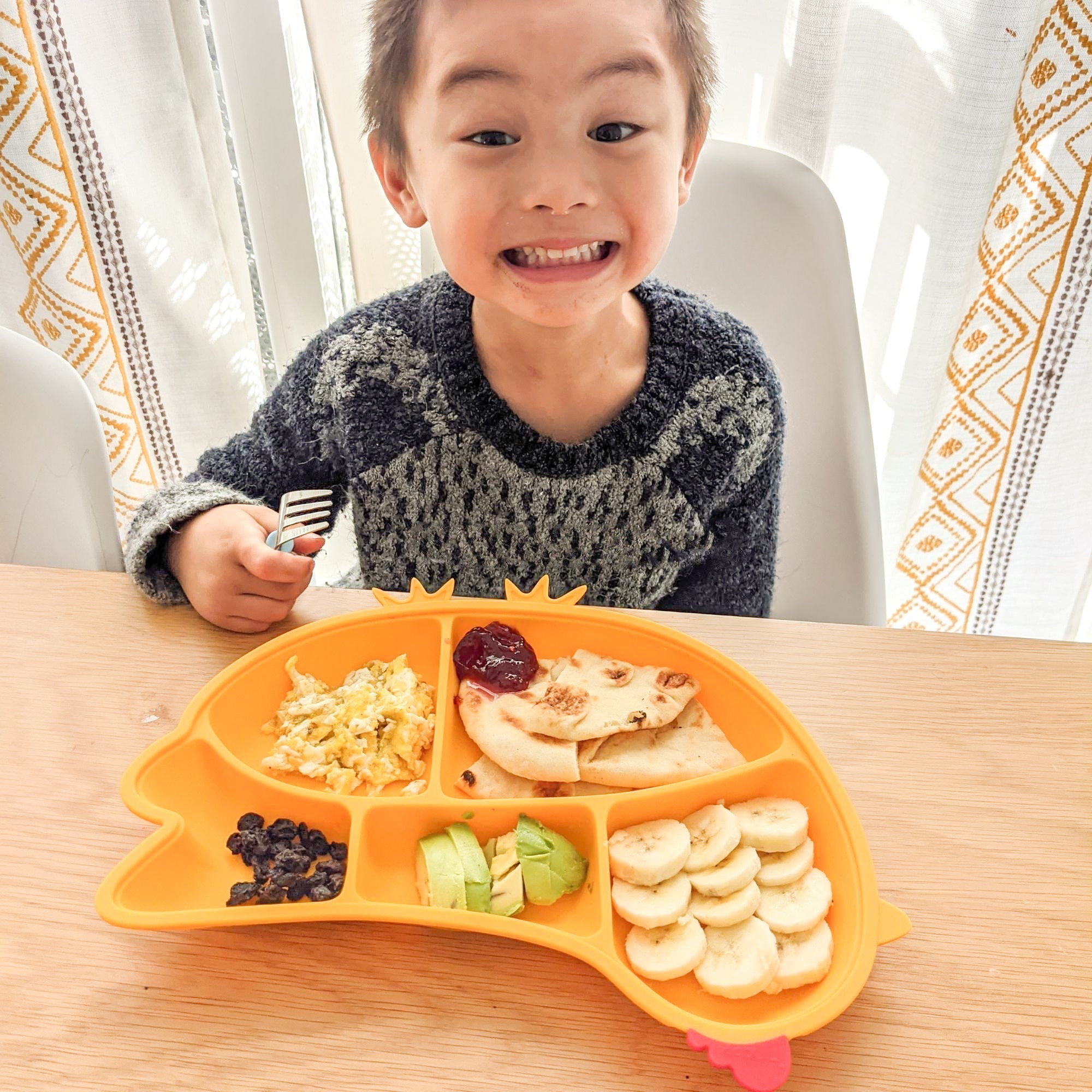 Large Silicone Suction Kids Plate/Tray For Bigger Meals
