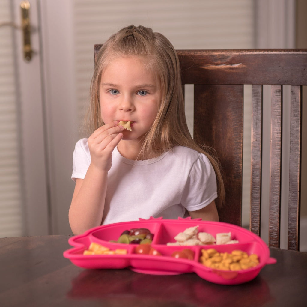 DIN DIN SMART Silicone Suction Divided Chicken Plate - innobaby