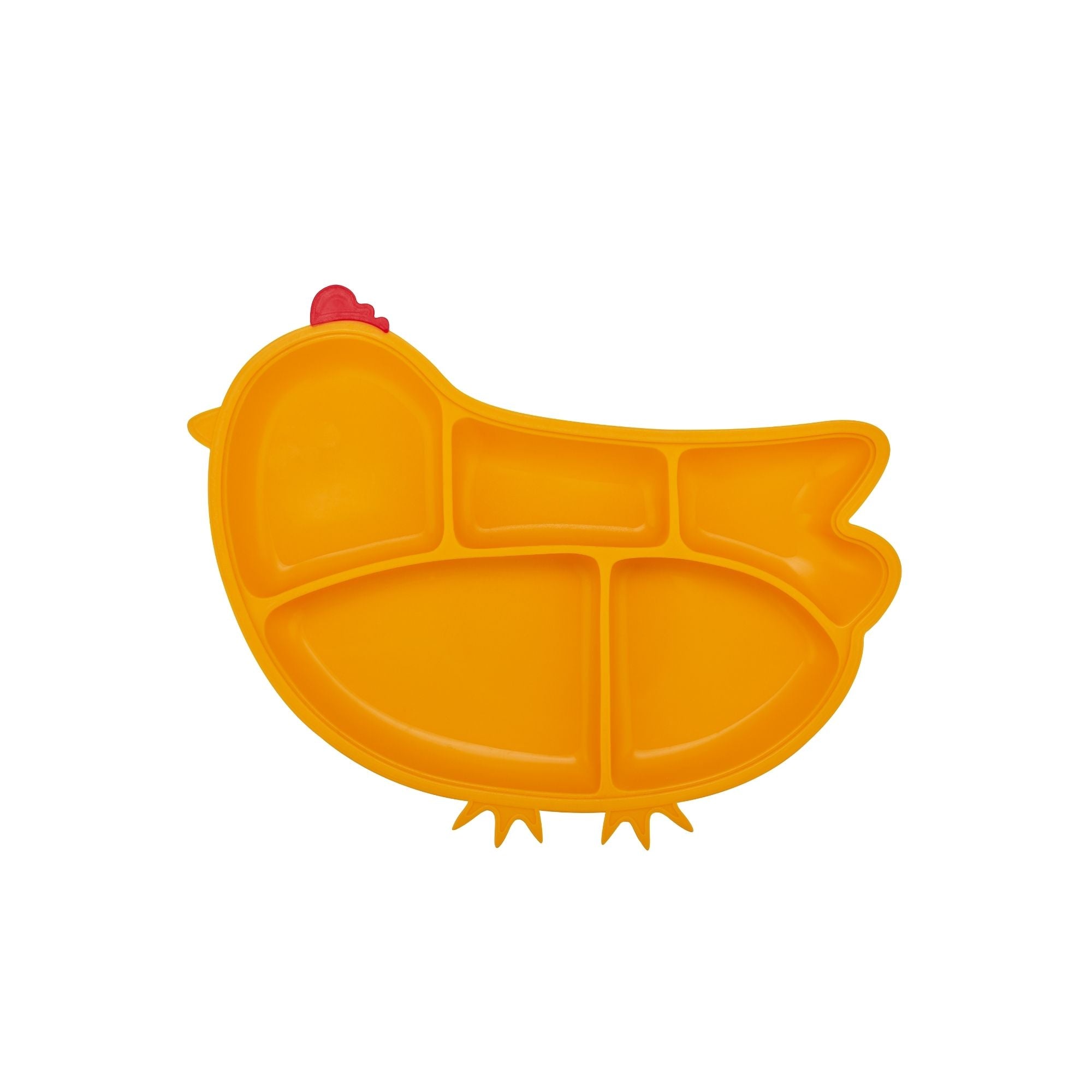 DIN DIN SMART Silicone Suction Divided Chicken Plate - innobaby