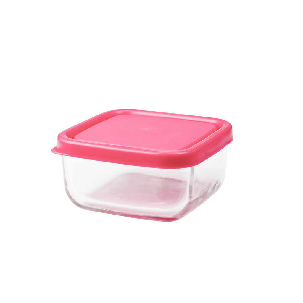 Glass Tot Food Cubes - PINK / 3 oz / 1 Pack - innobaby