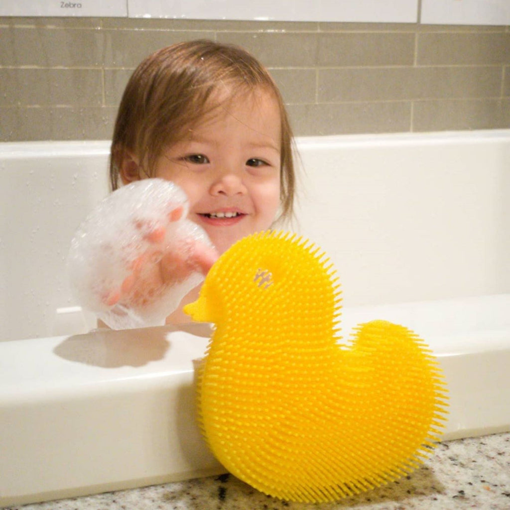 Innobaby Silicone Duck Bath Scrub - innobaby