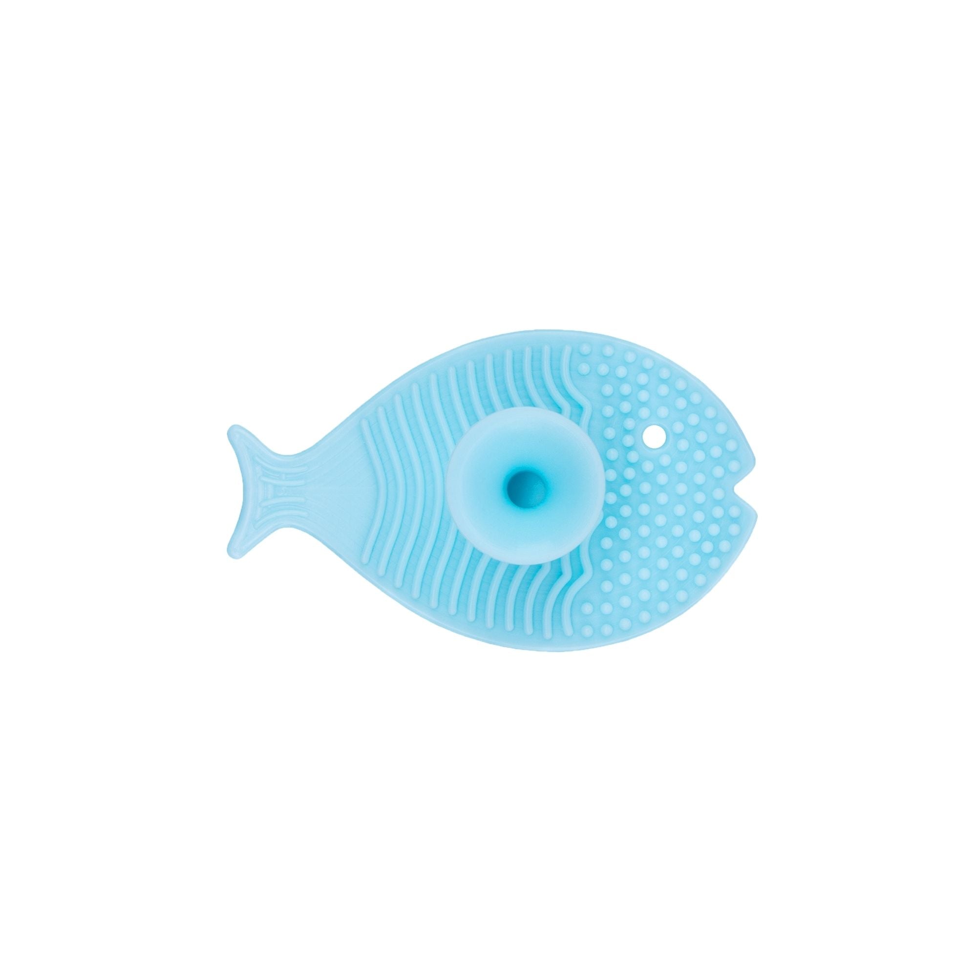Silicone Mini Fish Scrub with Suction Innobaby Bathin' Smart