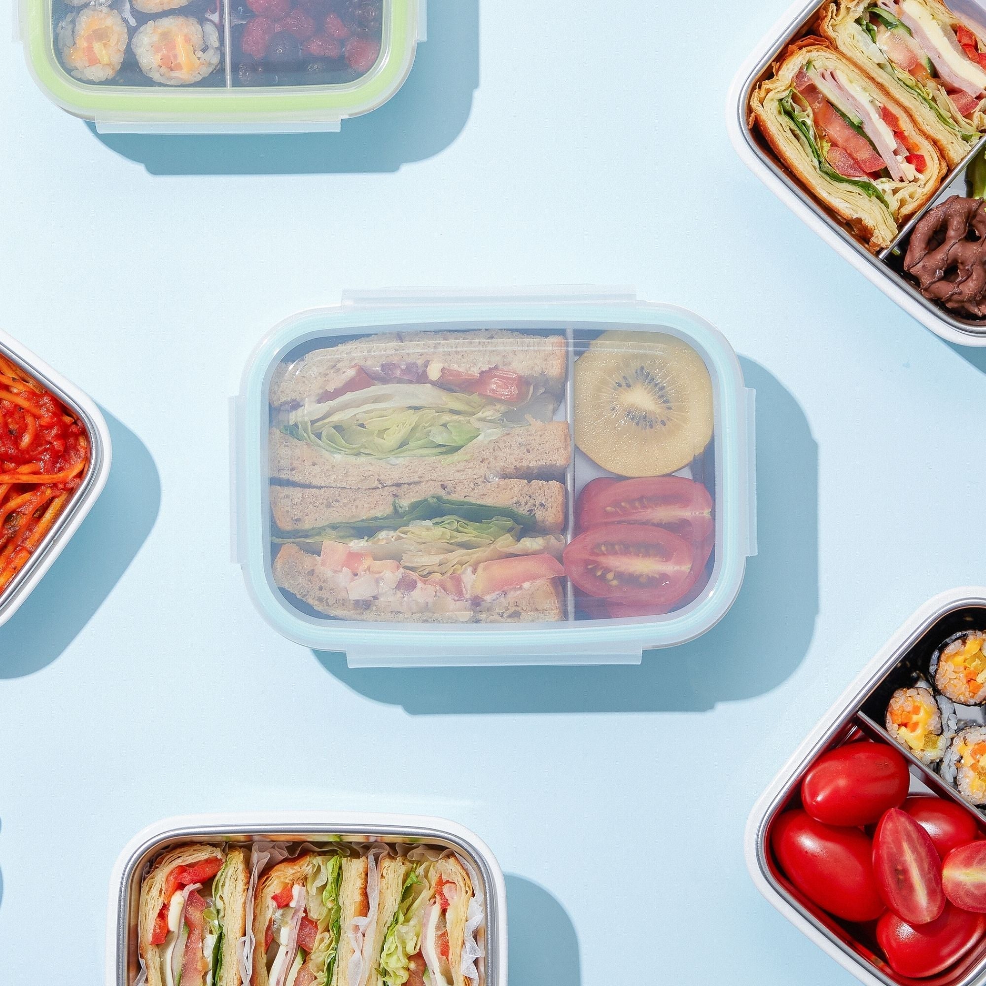 Boîte à déjeuner - 2 compartiments - Rose MAPED Kids Concept